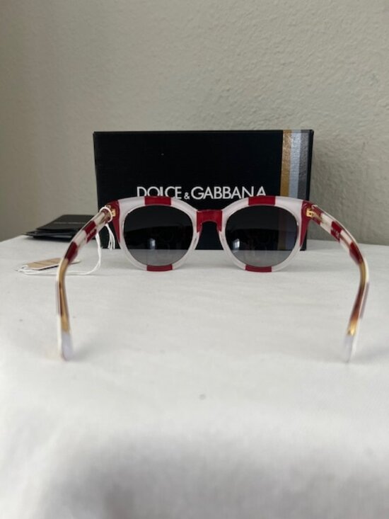 Dolce&Gabbana DG 4249 3024-8G-Stripe White-Red Gradient for W-50-22-140mm main image 4